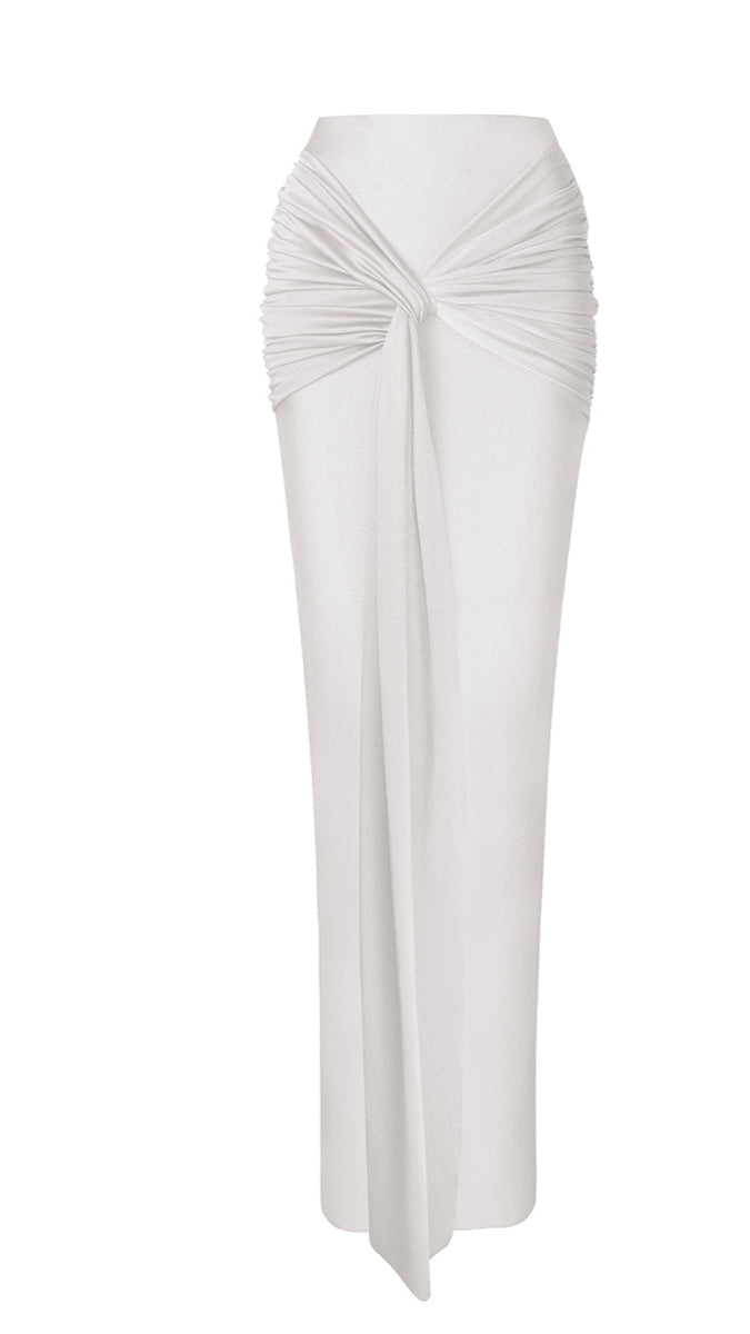 Vari long skirt White