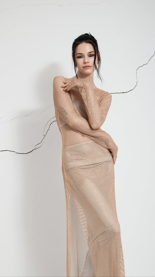 Kiara dress gold