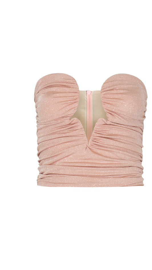 Amazona Top drapeado