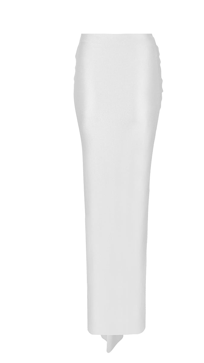 Vari long skirt White