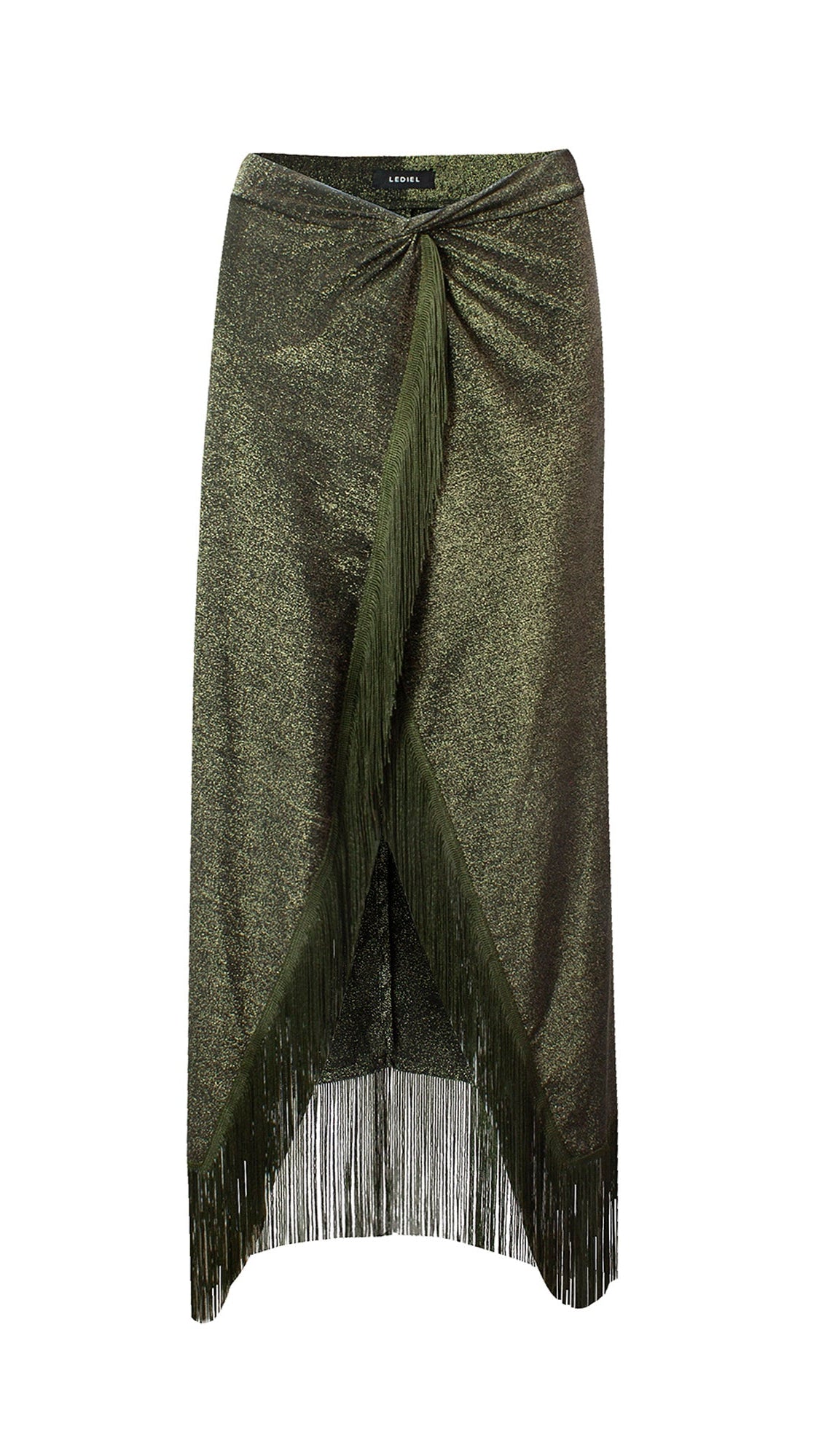 Falda Cubana Sparkly green