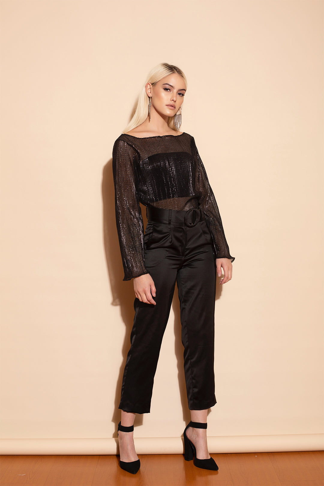 Blusa Chloe negra