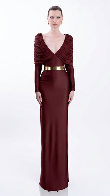 Dakota Burgundy Dress