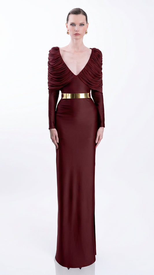 Dakota Burgundy Dress