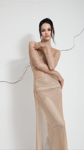 Kiara dress gold
