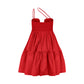 Tulipán dress short red