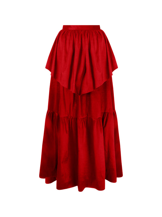 Carrie Maxi skirt Red