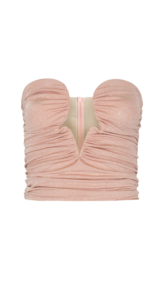 Amazona Top Drapeado