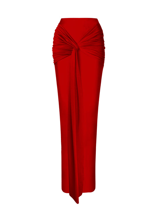 Vari long skirt Red