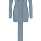 Perla Dress Platinum Blue