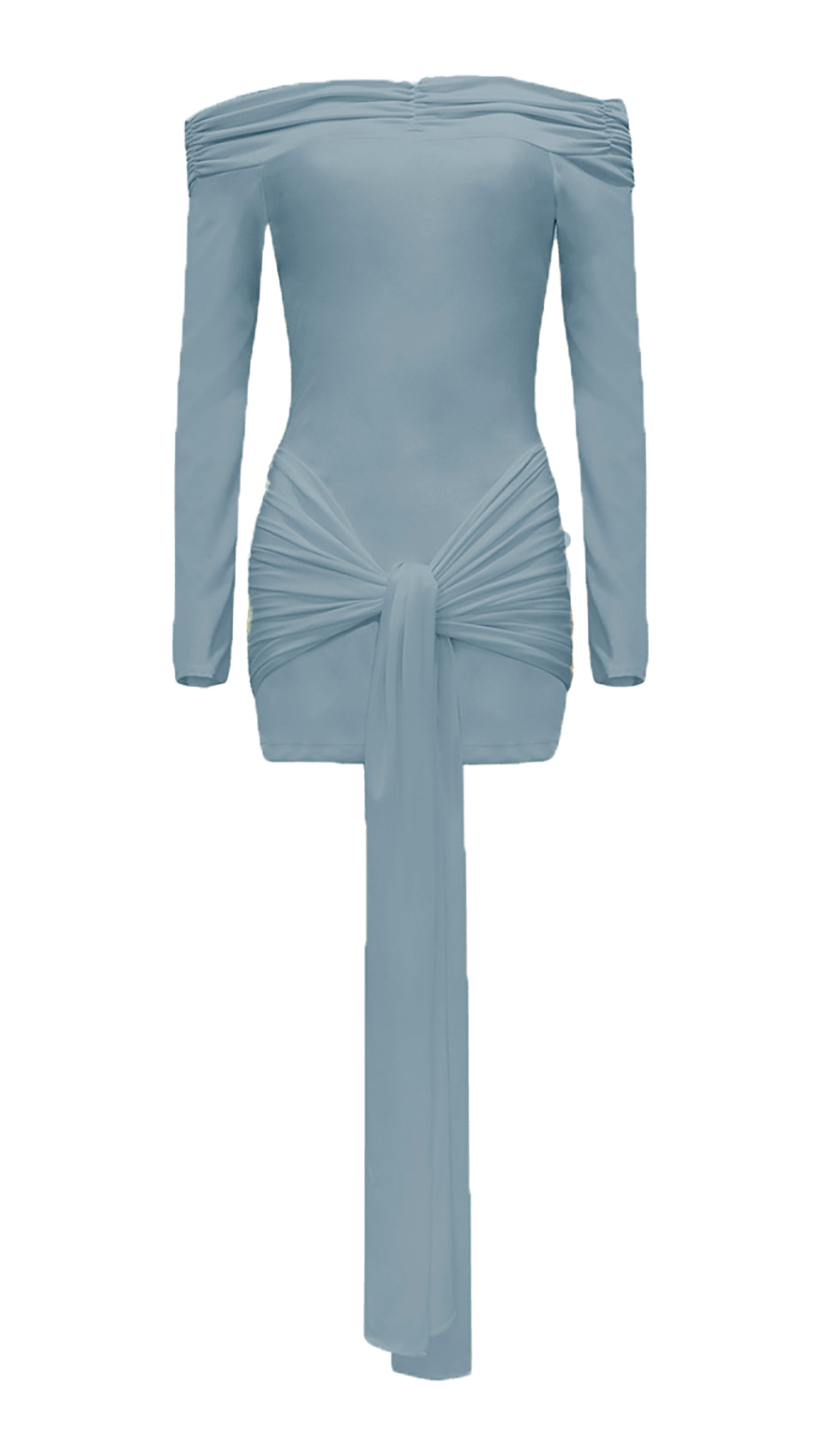Perla Dress Platinum Blue