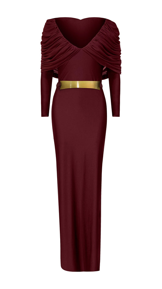 Dakota Burgundy Dress