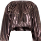 Cosmo blouse Silver Wine